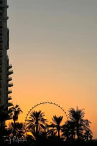 Couché de soleil à Dubaï