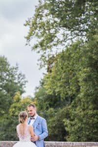 Une robe de mariée sublime au Parc du Domaine de Sceaux