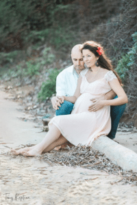 Séance de photo de grossesse en familles