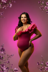 Une séance photo de grossesse en Seine et Marne avec du pep's